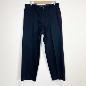 Eddie Bauer Pants Mens 35x30 Dark Navy Blue Chinos Khakis 29 Inch Inseam
